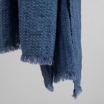 ULTRA Châle à motifs bleus