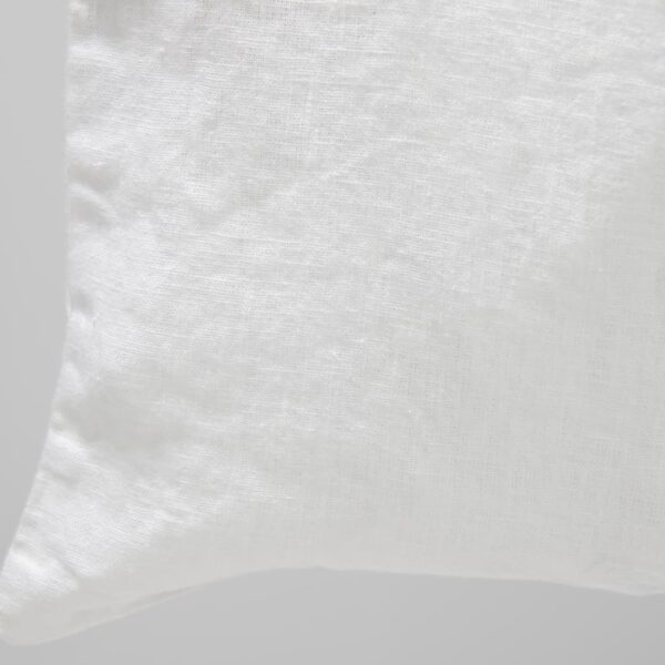 white washed linen bag with handles