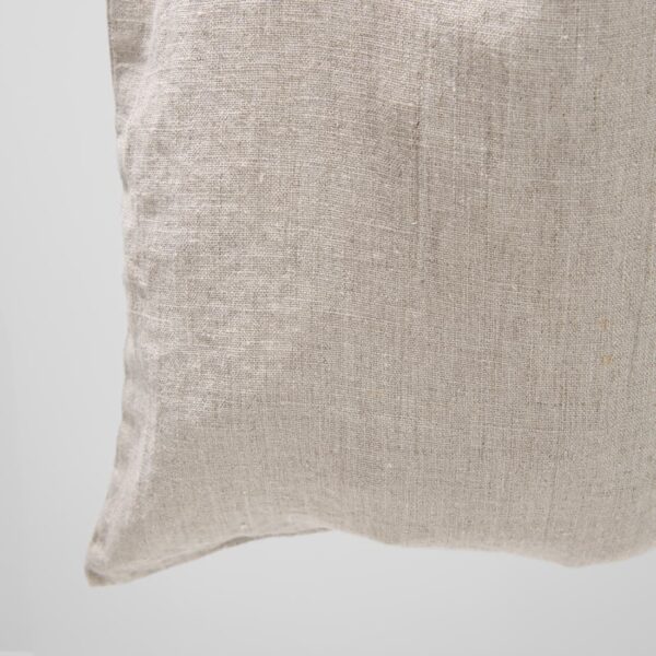 natural washed linen bag with handles