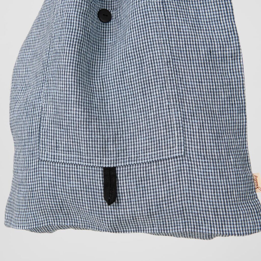 SAGA Sac bleu 3 SAGA blue tote bag, with pocket