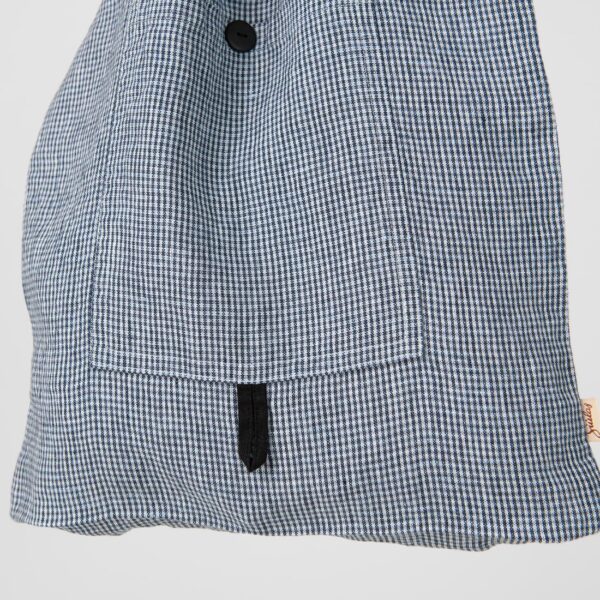 SAGA blue tote bag, with pocket