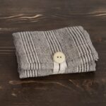 SAGA Sac rayé gris