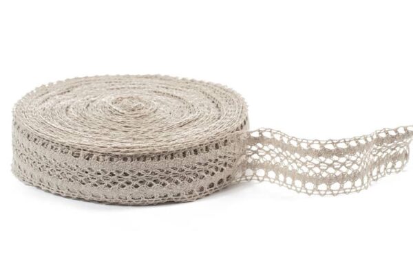 Dentelle de lin naturel No. 21