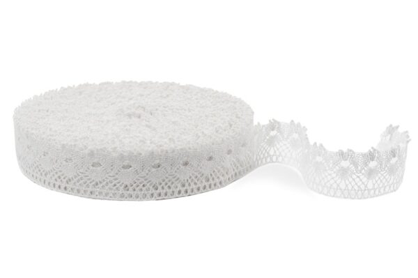 Dentelle de lin blanc cassé No. 33