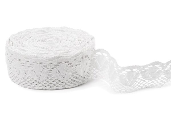 Dentelle de lin blanc cassé No. 45