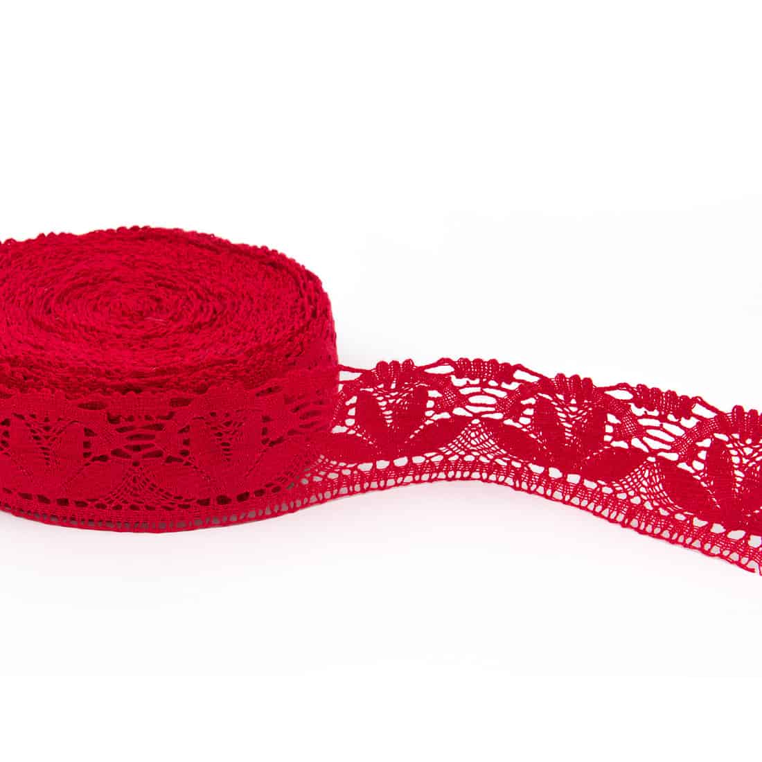 Dentelle de lin rouge No. 49