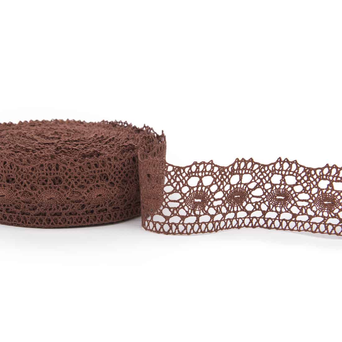 Dentelle de lin brune No. 52