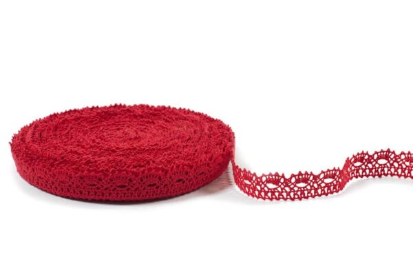 Dentelle de lin rouge No. 5
