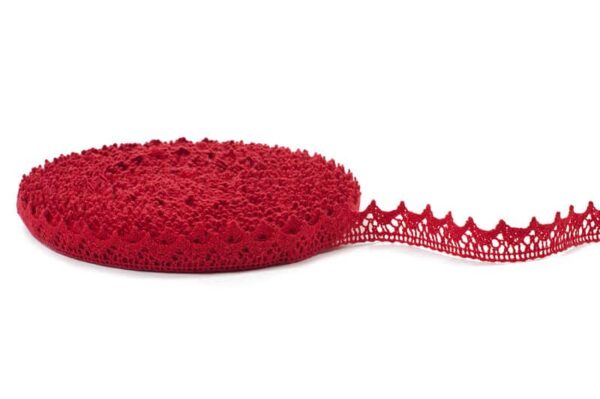 Dentelle de lin rouge No. 12