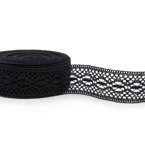 Dentelle de lin noire No. 57
