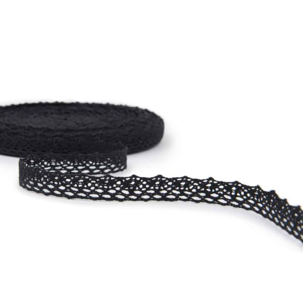 Dentelle de lin noire No. 64