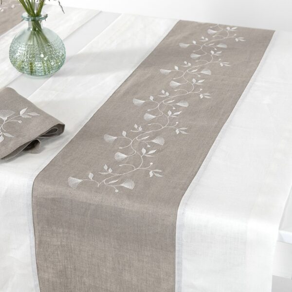 ORSON Chemin de table blanc – Image 2
