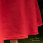 LUNA Nappe ronde/ovale rouge