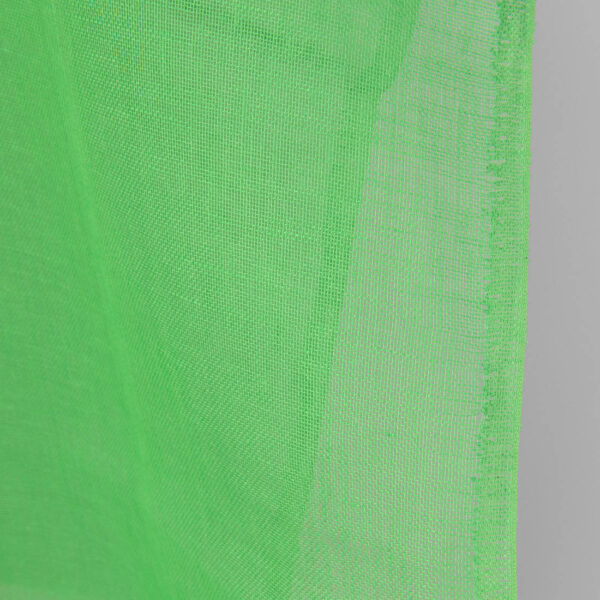Tissu de lin vert fluo – Image 4