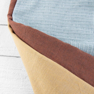 Lot de tissus n° 830 7 Linen-Cotton Fabric Cuts, Set No. 830