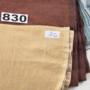 Lot de tissus n° 830 8 Linen-Cotton Fabric Cuts, Set No. 830