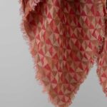 MOLI Foulard brun-rouge