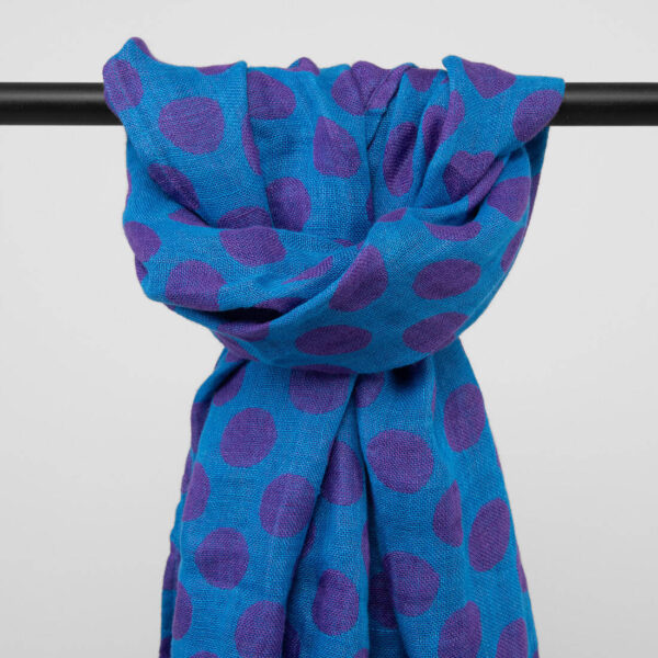 ZINA Châle bleu – Image 2