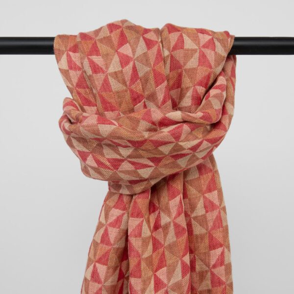 MOLI Châle brun-rouge – Image 2
