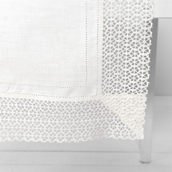 VEILA Chemin de table blanc – Image 3