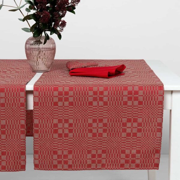 WILLOW Chemin de table rouge – Image 2