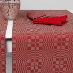 WILLOW Chemin de table rouge