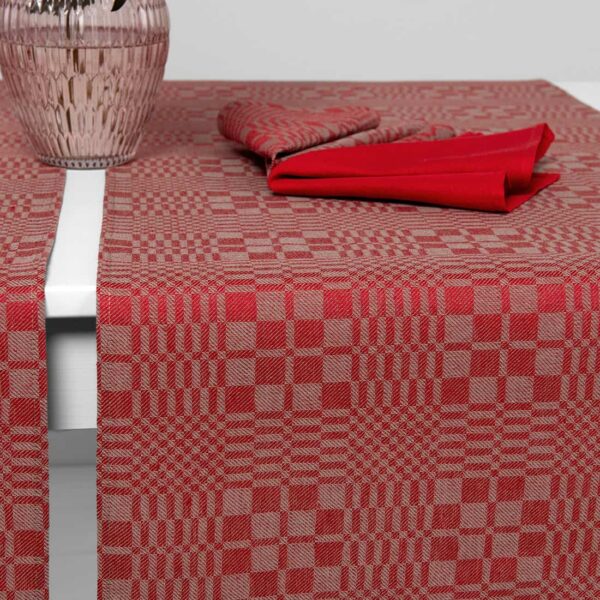 WILLOW Chemin de table rouge – Image 3