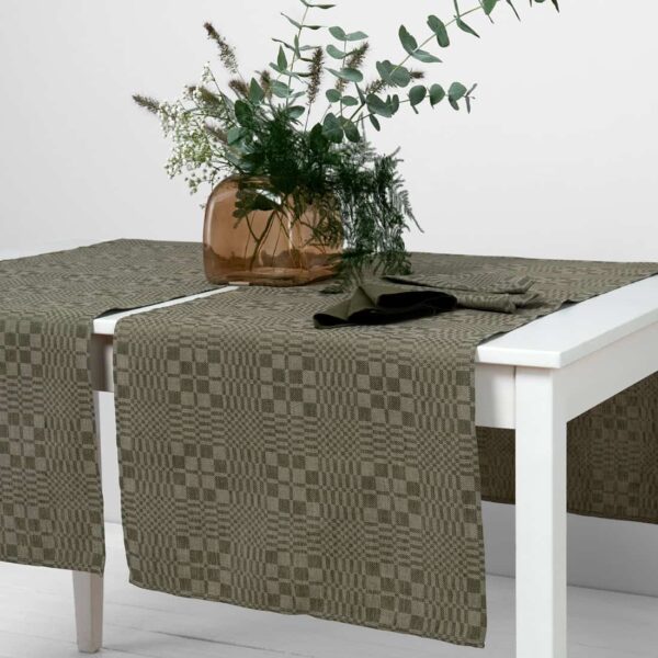 WILLOW Chemin de table vert
