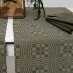 WILLOW Chemin de table vert