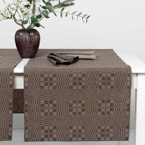 WILLOW Chemin de table brun – Image 2