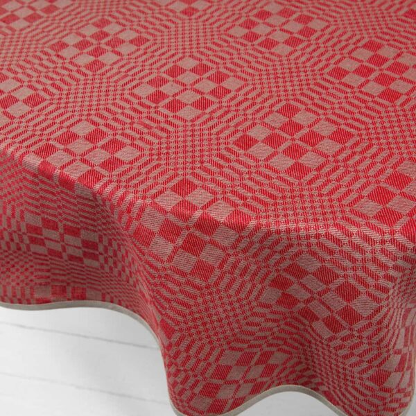 WILLOW Nappe ronde/ovale rouge – Image 4