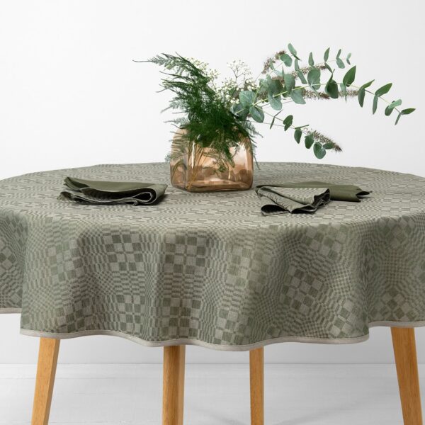 WILLOW Nappe ronde/ovale verte – Image 2
