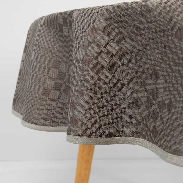 WILLOW Nappe ronde/ovale marron – Image 4