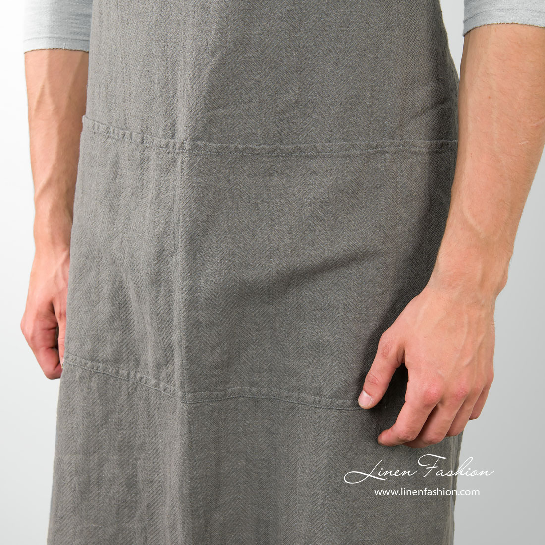 BALI Tablier gris foncé 4 BALI Tablier gris foncé – Image 4