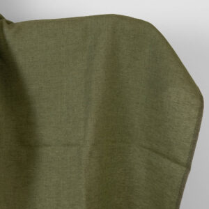 Tissu de lin mélangé vert foncé