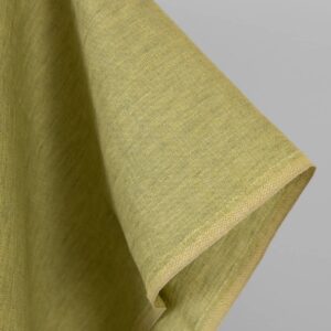 Tissu de lin mélangé vert clair