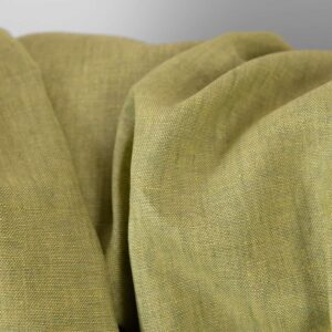 Tissu de lin mélangé vert clair