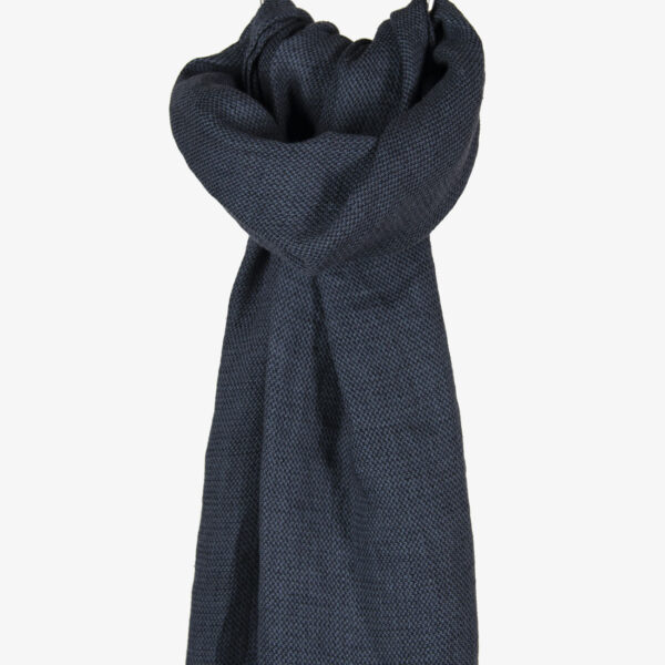 PARIS Châle bleu foncé