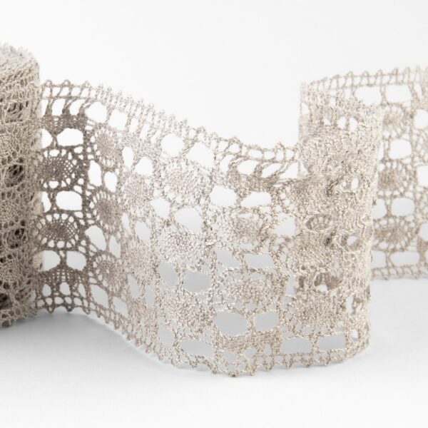 Linen lace natural No. 72, 8cm width