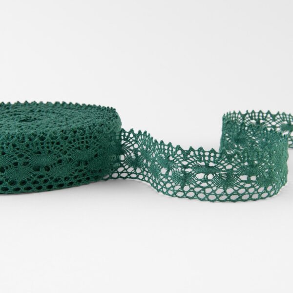 Linen lace green No. 77