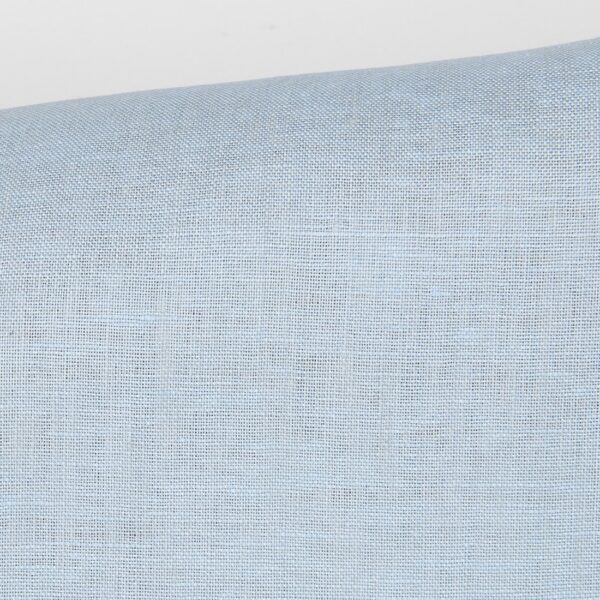 Tissu de lin uni gris pâle bleu – Image 4