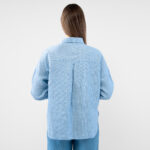 ODILE WEST Chemise rayé bleu