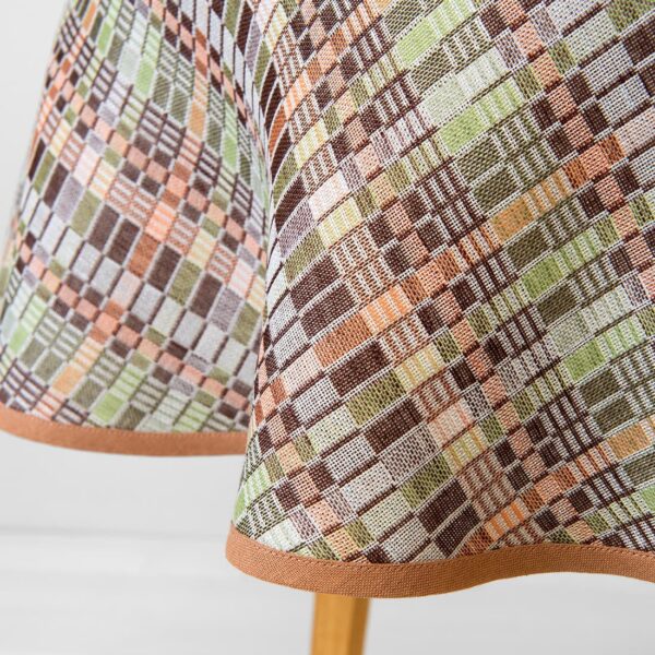 VIOLA Nappe ronde/ovale marron vert – Image 4