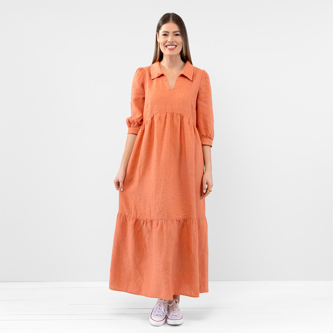 ANETTE Robe orange 1 ANETTE Robe orange