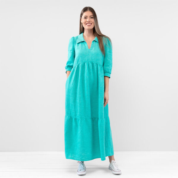 ANETTE Robe turquoise