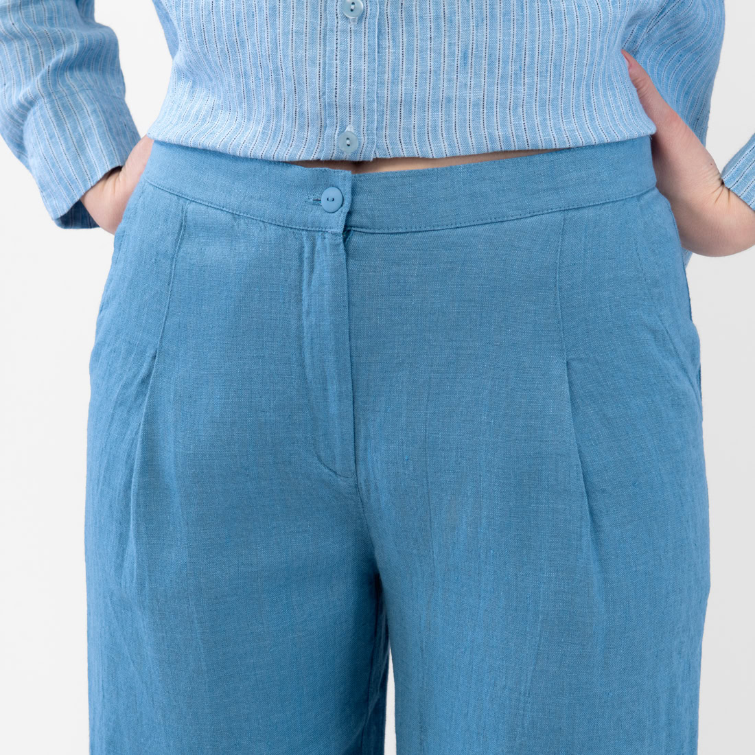 DORIS Pantalon bleu 3 DORIS Pantalon bleu – Image 3
