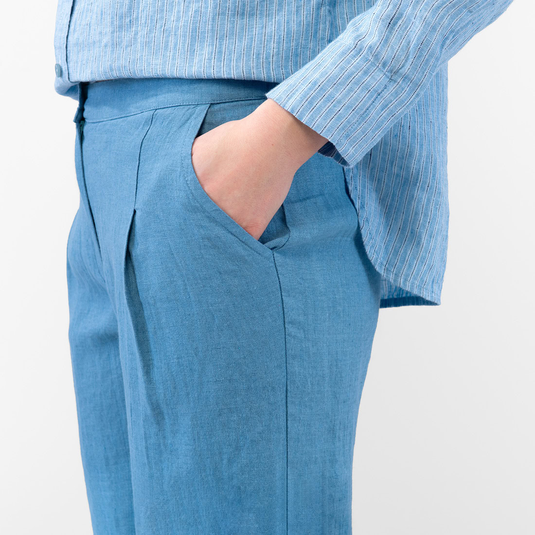 DORIS Pantalon bleu 5 DORIS Pantalon bleu – Image 5