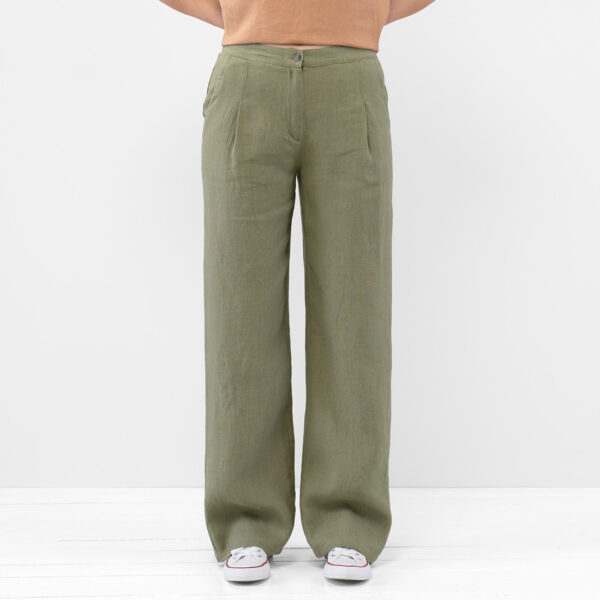 DORIS Pantalon vert