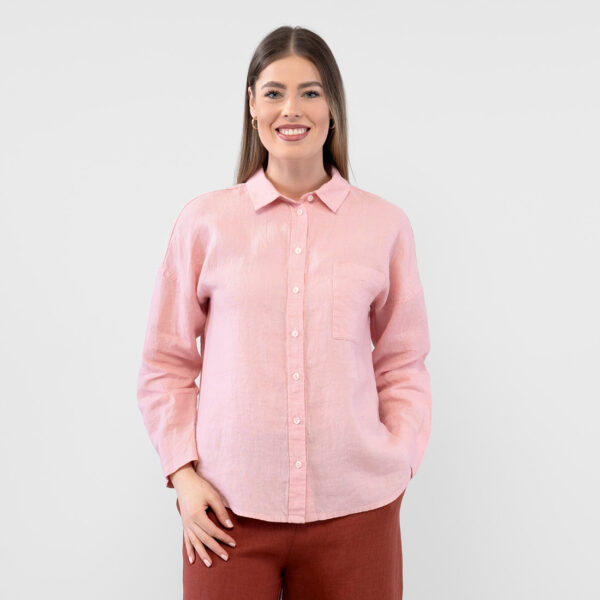 ODILE WEST Chemise rose
