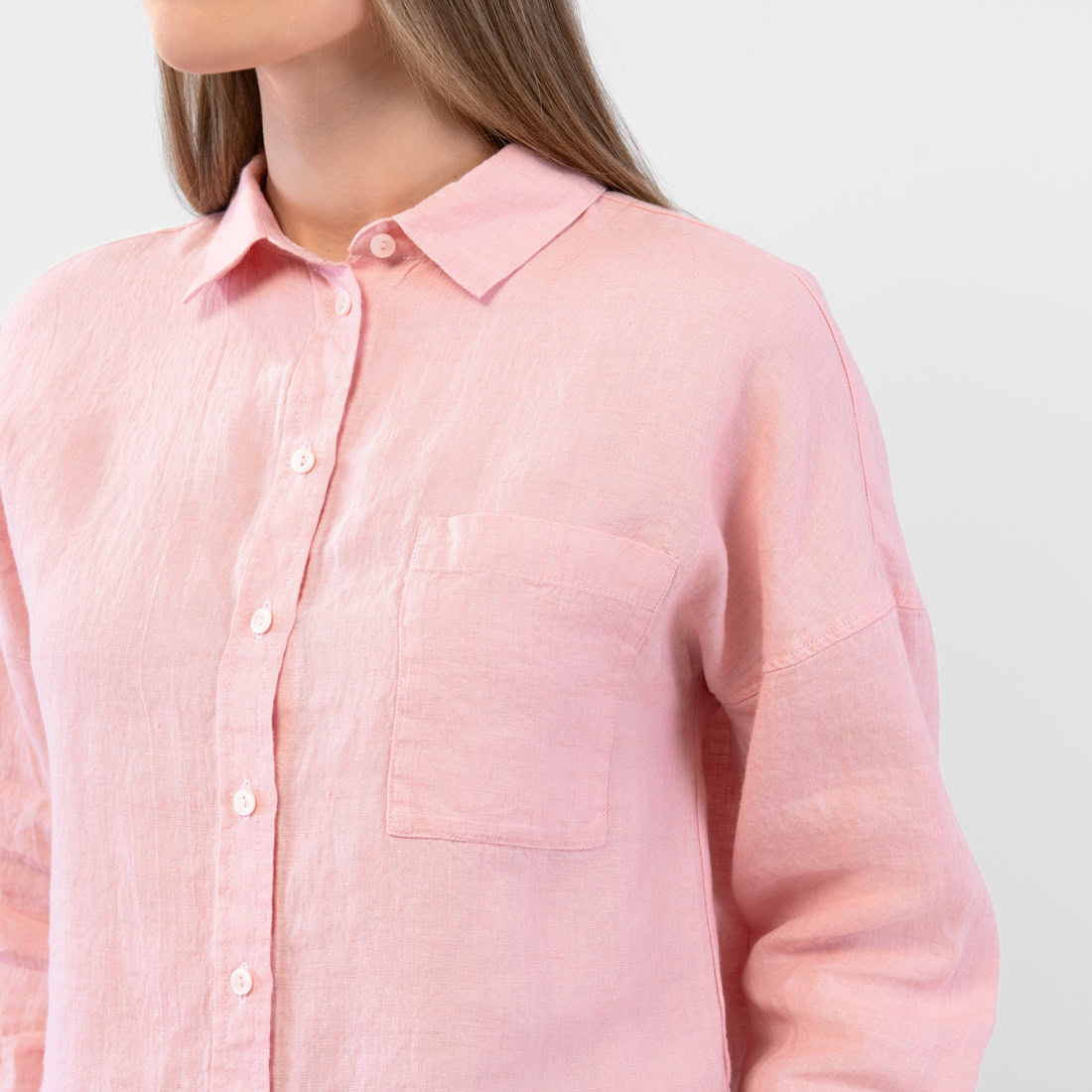 ODILE WEST Chemise rose 4 ODILE WEST Chemise rose – Image 4